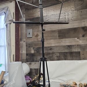 Adjustable Black Music Stand